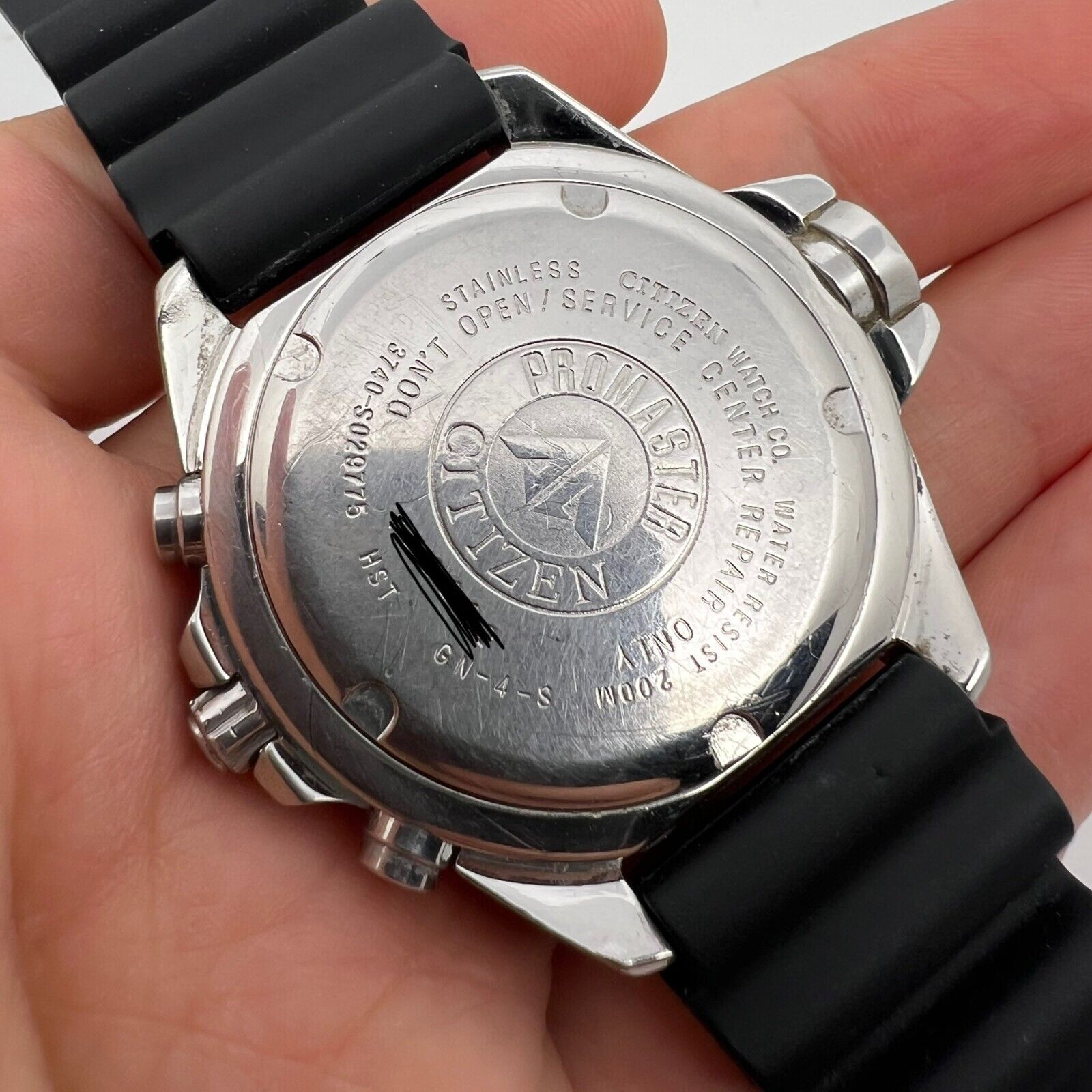 CITIZEN AQUALAND PROMASTER ORANGE DIAL REF 3740-S029775 DIVER