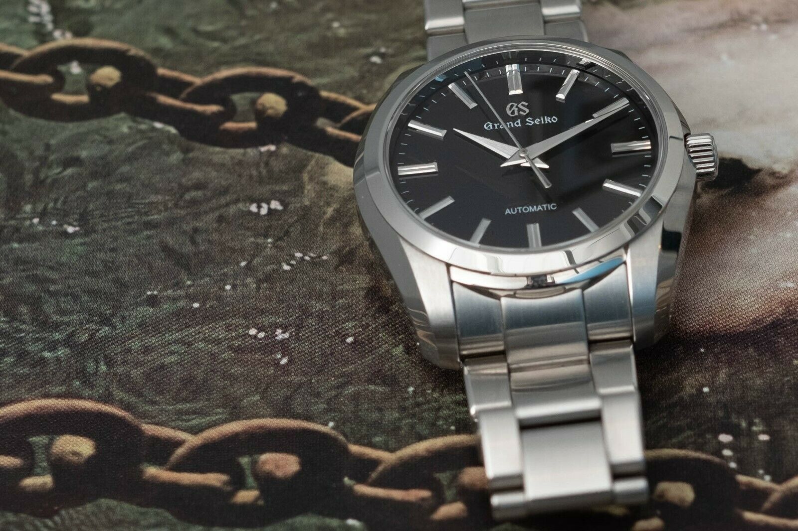 Seiko Grand Seiko SBGR301 Auto 42mm Steel Black Dial Mens Bracelet Watch |  WatchCharts