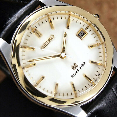 Authentic Grand Seiko Date Ref.8N65-8000 18K Solid Gold Bezel