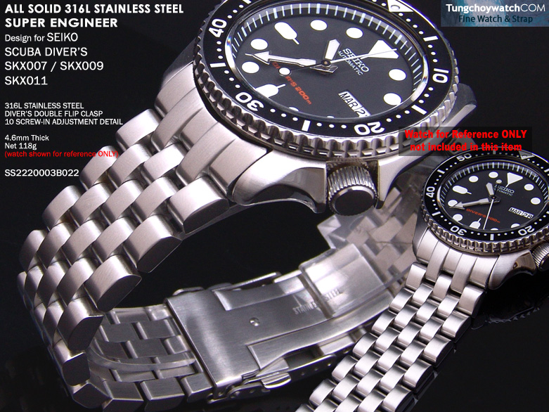 Engineer Ii Strapcode Jubilee Skx007 สายนาฬิกา Strapcode Super