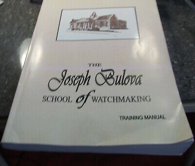 THE JOSEPH BULOVA SCHOOL OF WATCHMAKING-EXCELLENT CONDITION-AN