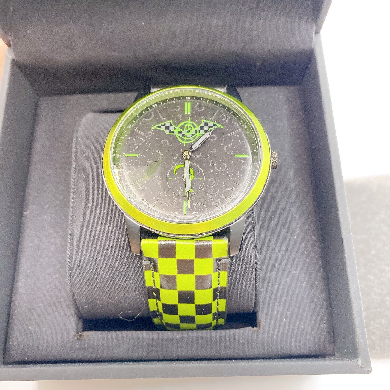 FOSSIL THE BATMAN RIDDLER LTD Ed Limited Edition Black Leather