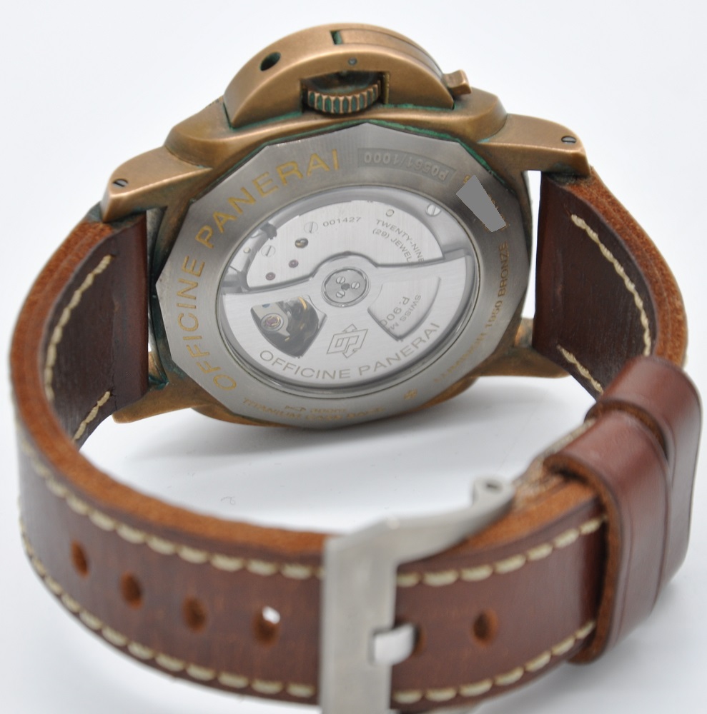 FS Panerai Luminor Submersible 1950 Original Bronzo Green Power Reserve 47mm PAM0050 WatchCharts Marketplace