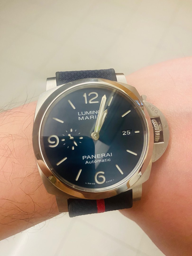 Panerai Luminor Marina PAM 1313 3 days 44mm Blue Dial