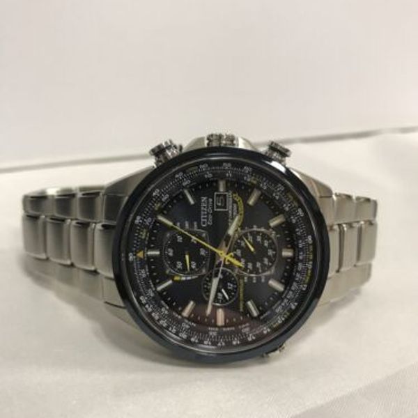 CITIZEN EcoDrive BLUE ANGELS Men's Chronograph Watch AT802054L MSRP