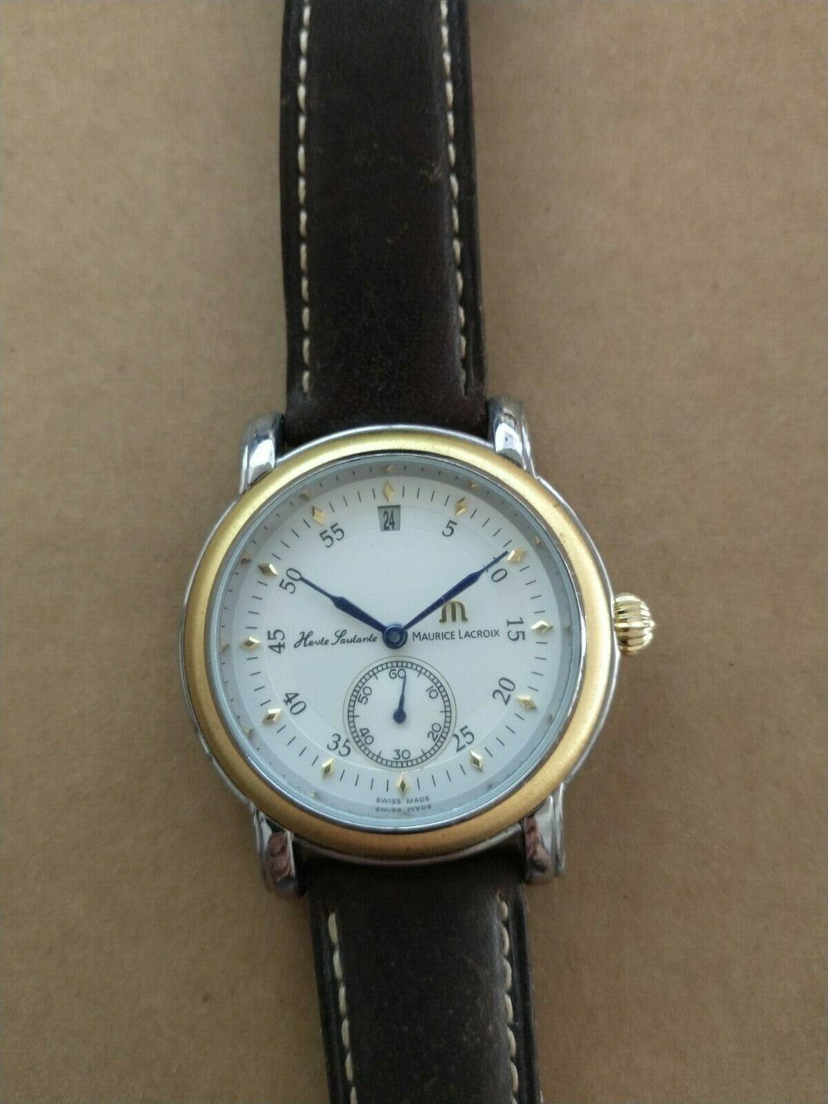 Maurice Lacroix 68774 Automatic Watch Swiss Runs Great Well