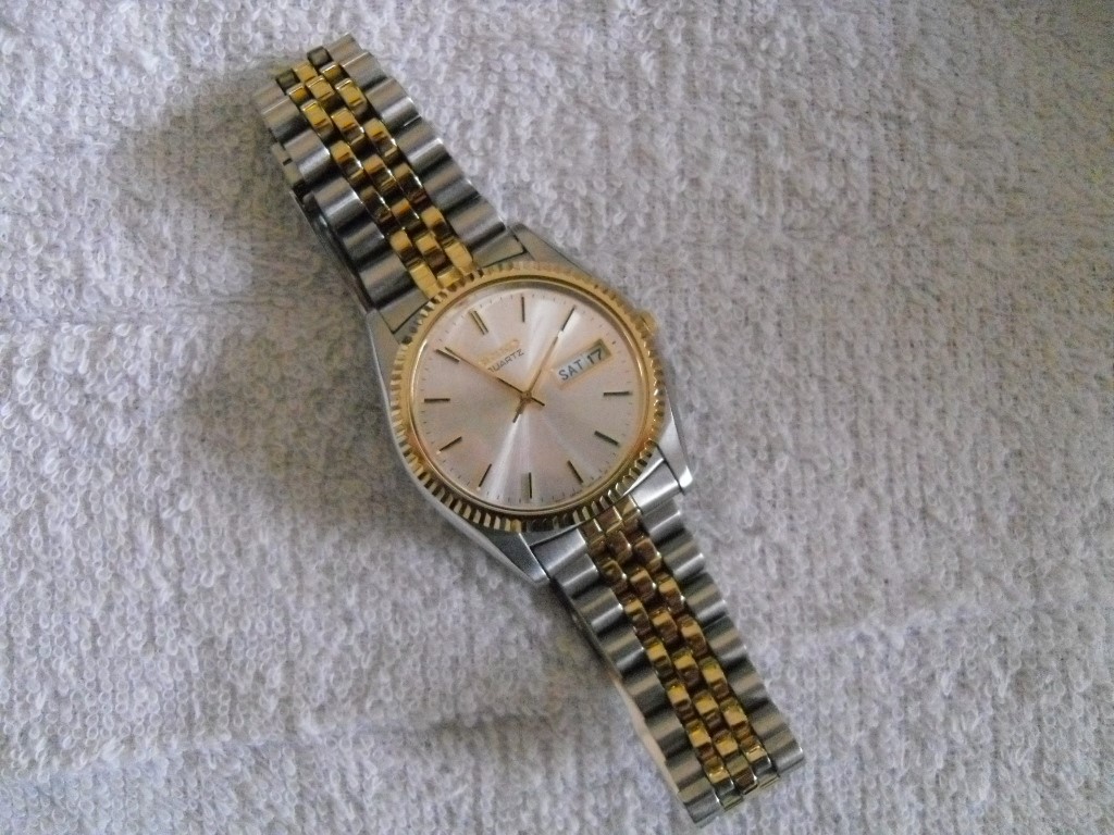 FS: Seiko SGF204 two tone datejust style, in box with tags - Bond View to a  Kill watch | WatchCharts
