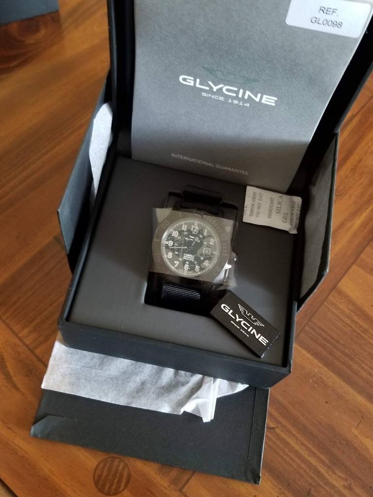 FS Glycine Combat Sub Black GL0098 WatchCharts Marketplace