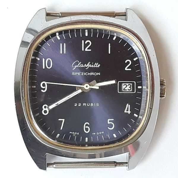 Vintage GLASH TTE Spezichron 22 Rubis Automatic Germany GUB 11 27 vintage-glash-tte-spezichron-22-rubis-automatic-germany-gub-11-27
