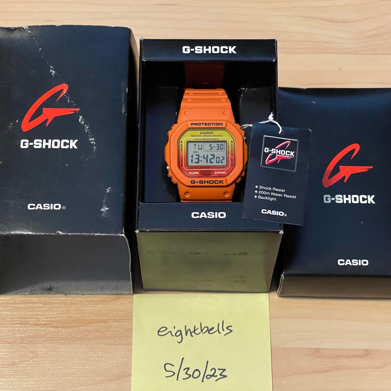 WTS] Casio G-Shock DW-5600LC-4JF Summer Gradation Series Orange