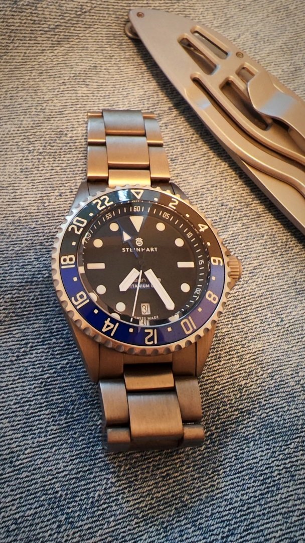 Steinhart ocean one titanium gmt hot sale