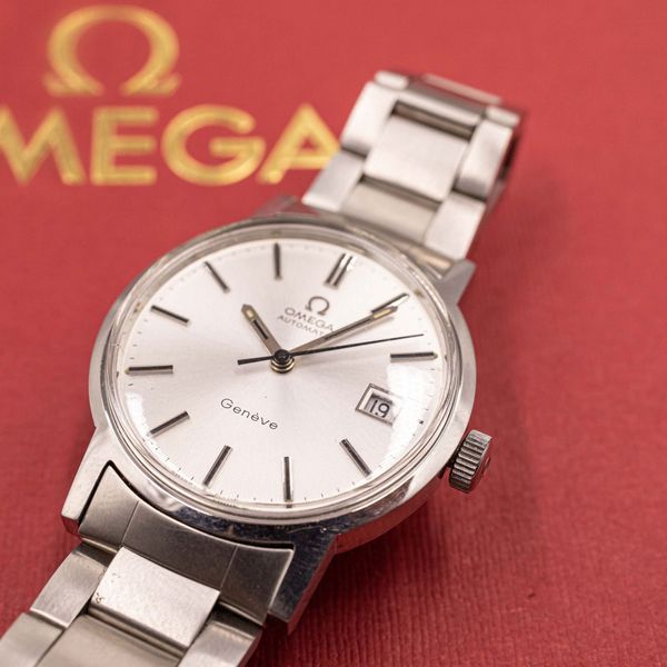 [WTS] 1971 Omega Geneve Automatic Date, Silver Dial, Original Omega 605 ...