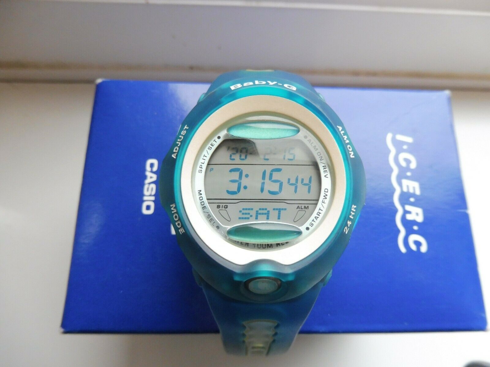 Casio Baby-G watch I-C-E-R-C Dolphin & Whale Eco research ice blue