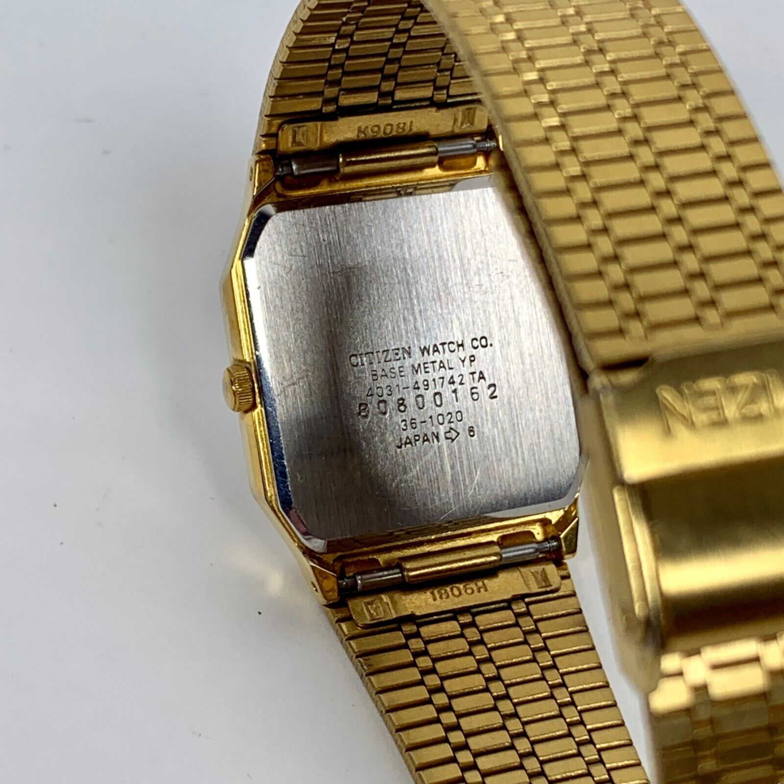 Vintage Men's Citizen Dress Watch, Gold-Tone, CQ Citizen