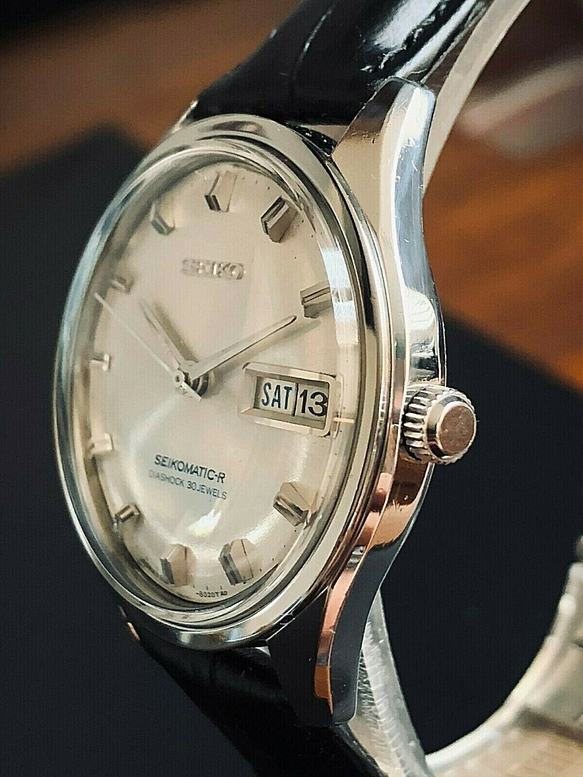 VERY NICE VINTAGE 1966 SEIKO SEIKOMATIC-R 8306-8001 AUTOMATIC 30J 