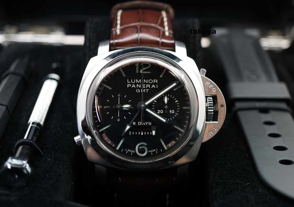 FSOT Panerai PAM 275 1950 LUMINOR 8 DAY GMT CHRONOGRAPH