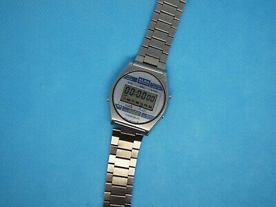 RARE VINTAGE DIGITAL WATCH SEIKO ALBA LCD Y448-6010 CHRONOGRAPH