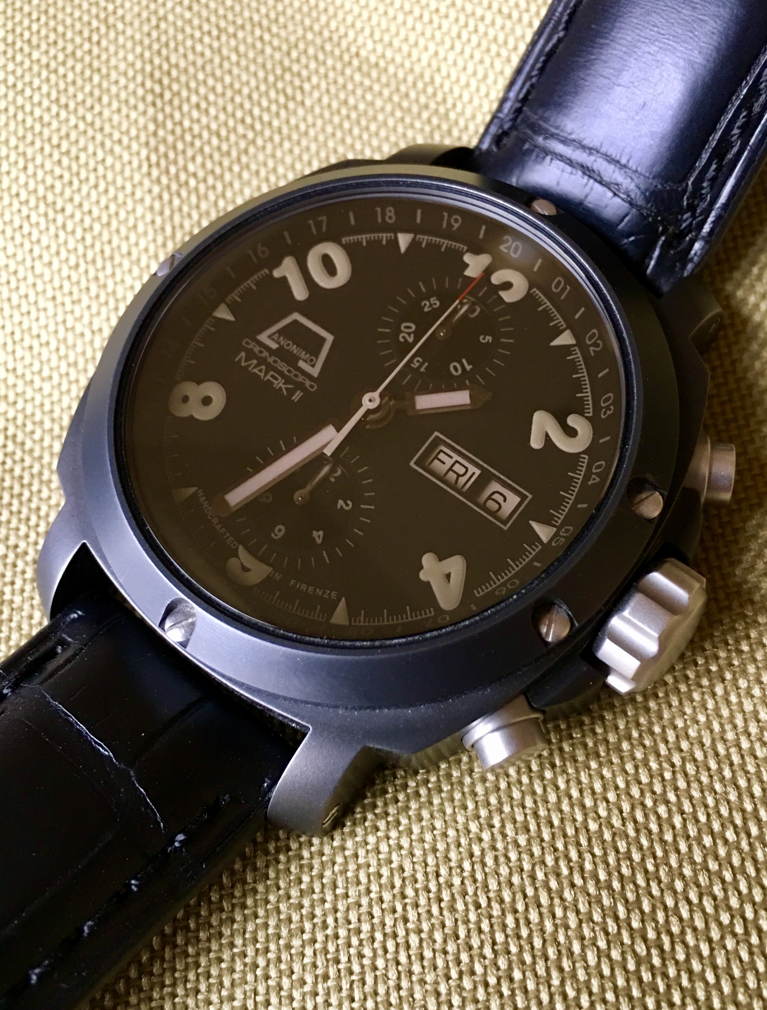 REDUCED ANONIMO CRONOSCOPIO MARK II NERO WatchCharts