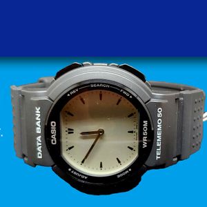 Vintage Casio ABX-52-7EV. Data Bank Telememo 30 WR.164ft QW.786