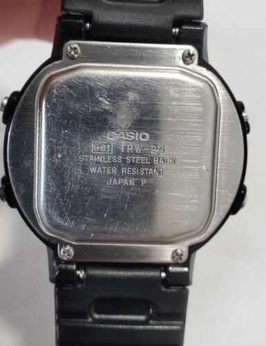 Vintage CASIO Digital LCD Alarm Chrono WATCH 861 TRW-20 80s TACHY METER RARE buy