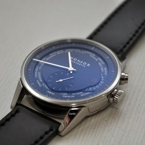 Zürich world time midnight blue — NOMOS Glashütte