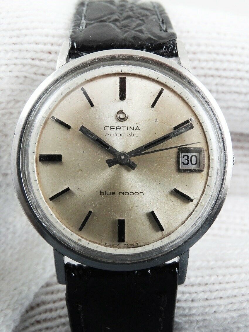 Certina automatic blue discount ribbon