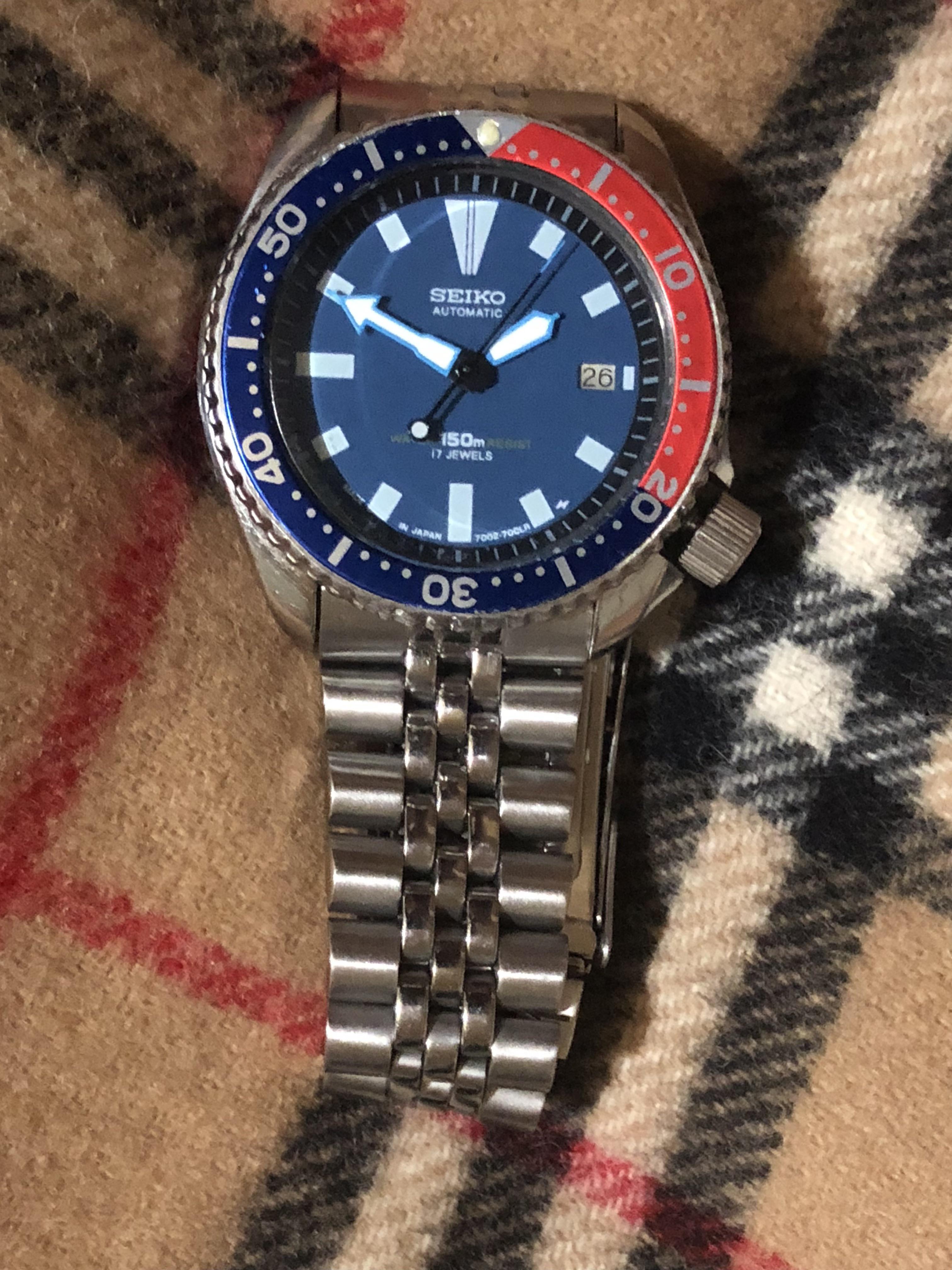 WTS] Seiko SDS001 7002-7000 Pepsi shipping included CONUS | WatchCharts