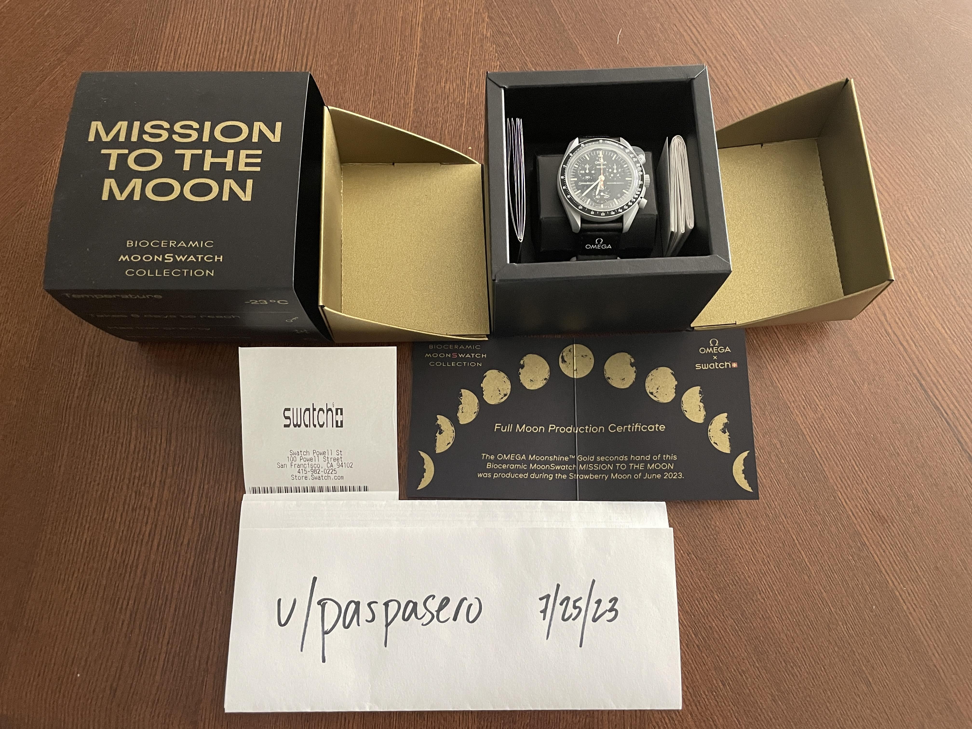 WTS] Swatch / Omega “Strawberry Moon” Moonshine MoonSwatch