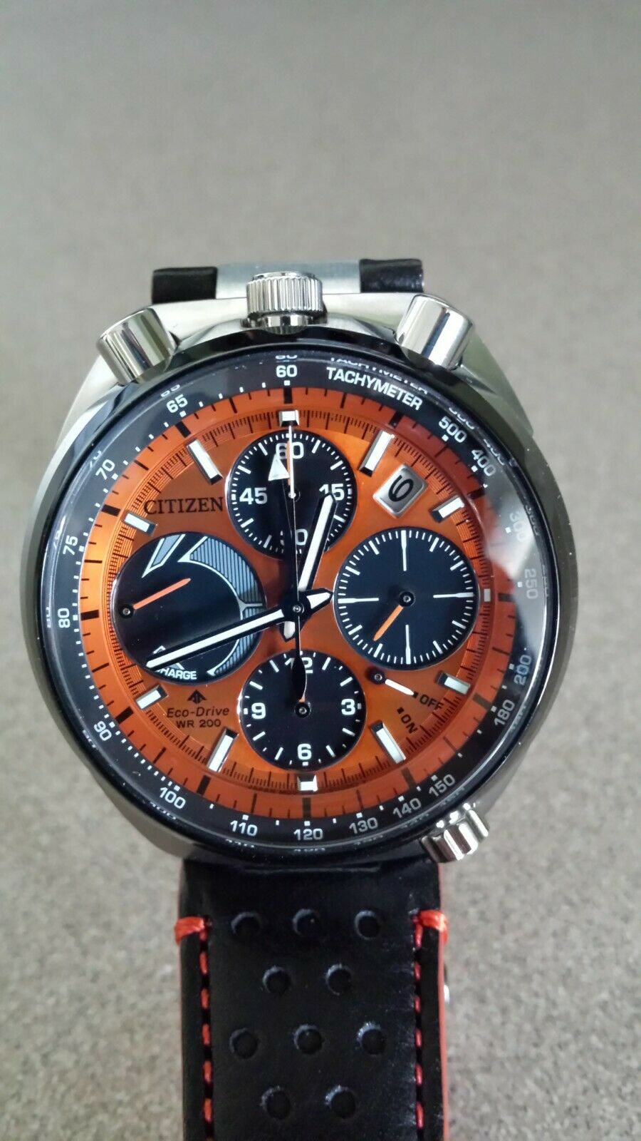 citizen tsuno orange