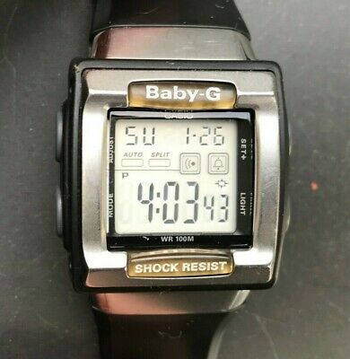 CASIO Baby-G BG-180 (2902) Square Black Resin Ladies' 33mm watch