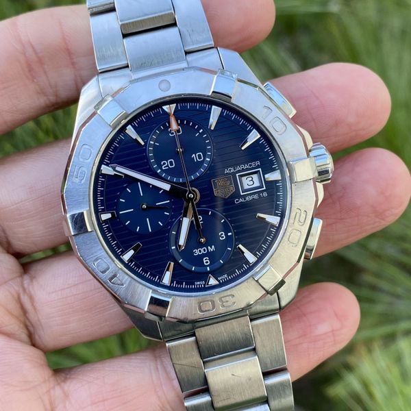 Tag Heuer Monaco Automatic Blue Chronograph Dial Steel Men's Watch