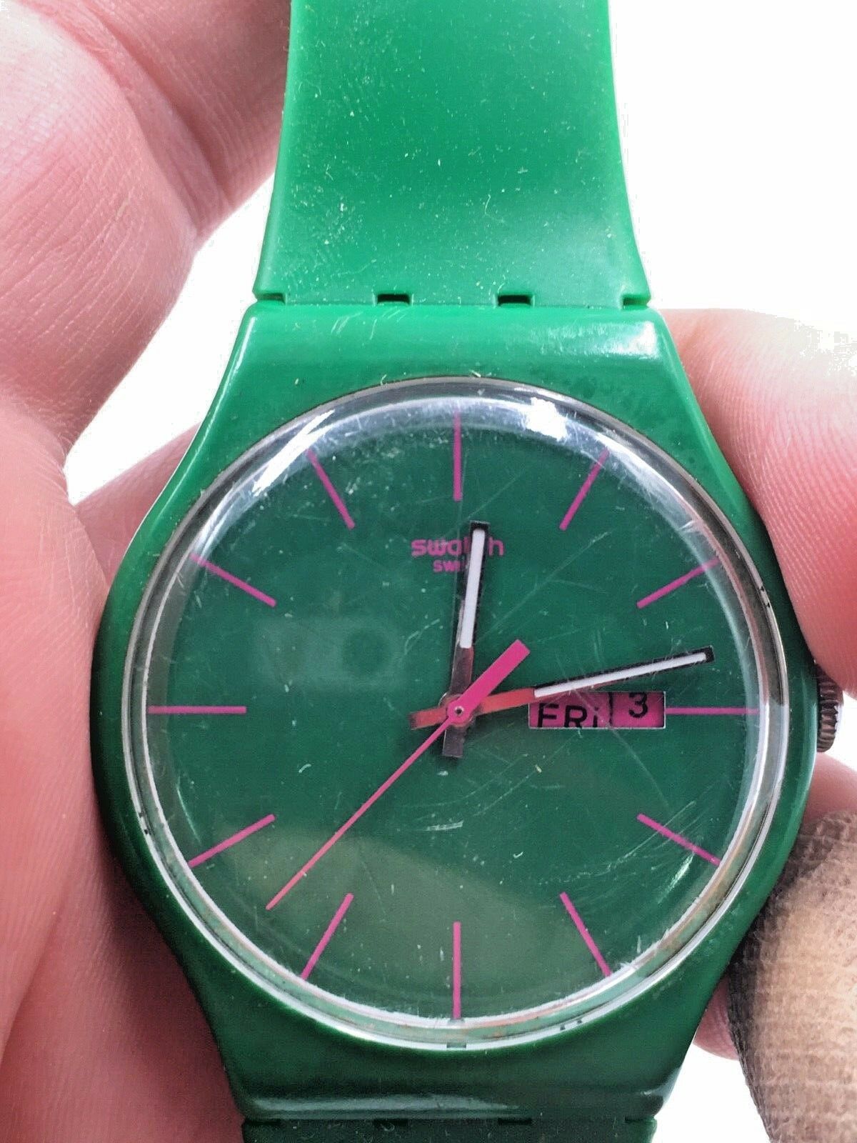 Swatch Watch - LL113 - GREEN AND MORE Swatch Vintage Collection main image 3