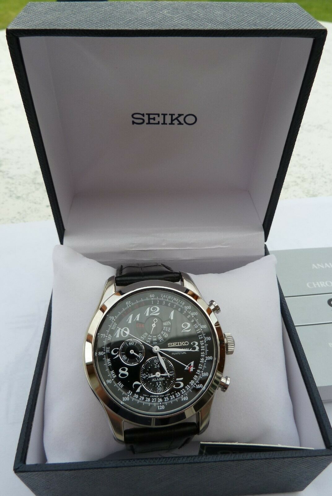 SEIKO 7T86-0AC0 Chronograph Perpetual | WatchCharts Marketplace