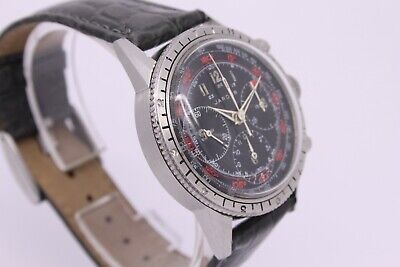 VINTAGE Jardur Bezelmeter 960 Mens 37mm Steel Chronograph ORIGINAL