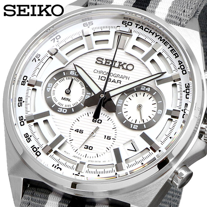 Seiko Premium Chronograph 時計メンズ