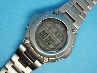 Vintage CASIO Digital Watch 1569 MRG-100 STAINLESS G-SHOCK 200M