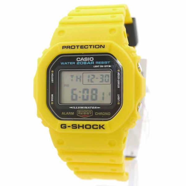 [Used] CASIO ｜ Casio Watch G-SHOCK G-SHOCK DW-5600REC-9JF Yellow [f131 ...