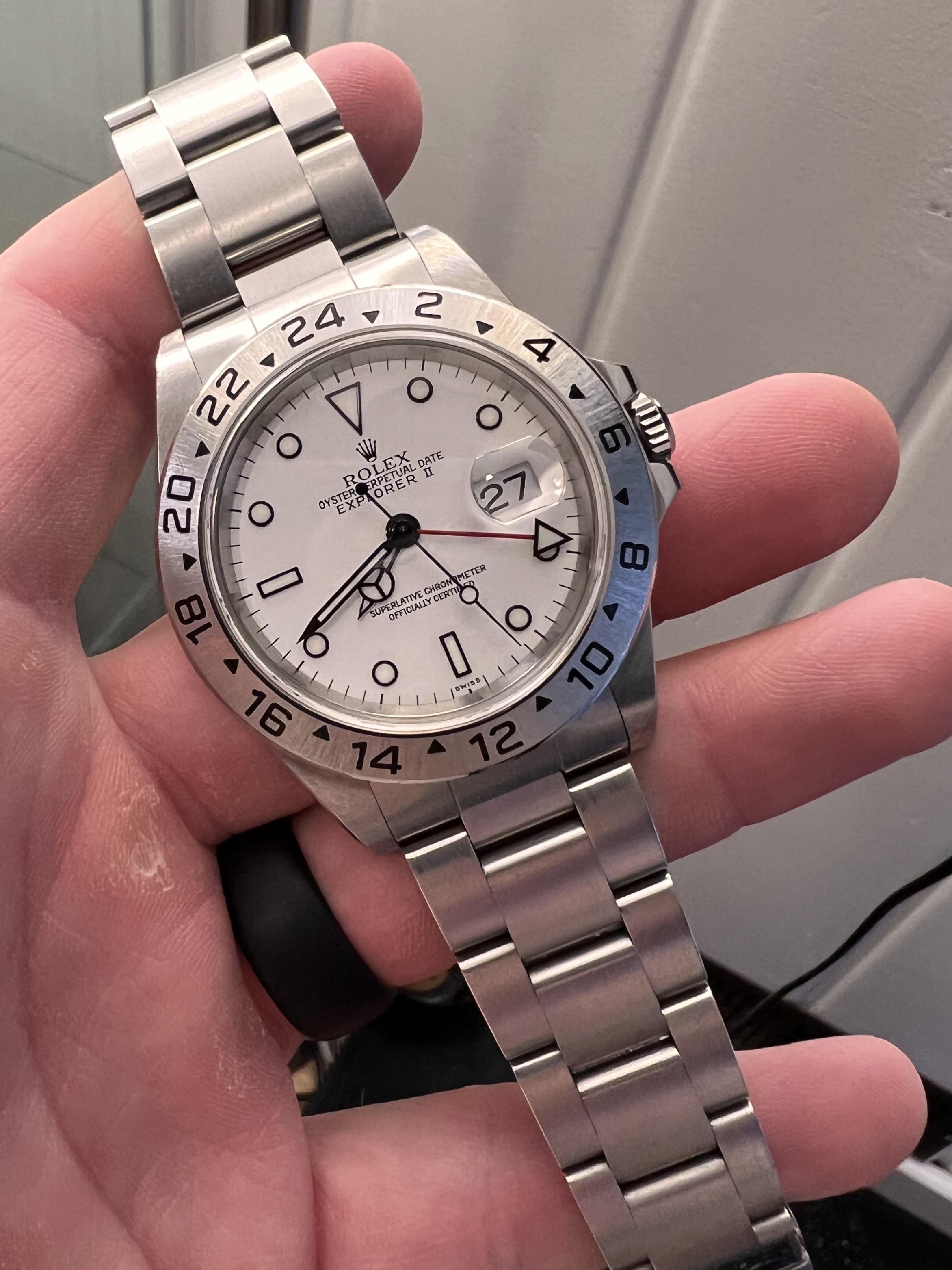 WTS Rolex Explorer II 16570 Polar WatchCharts