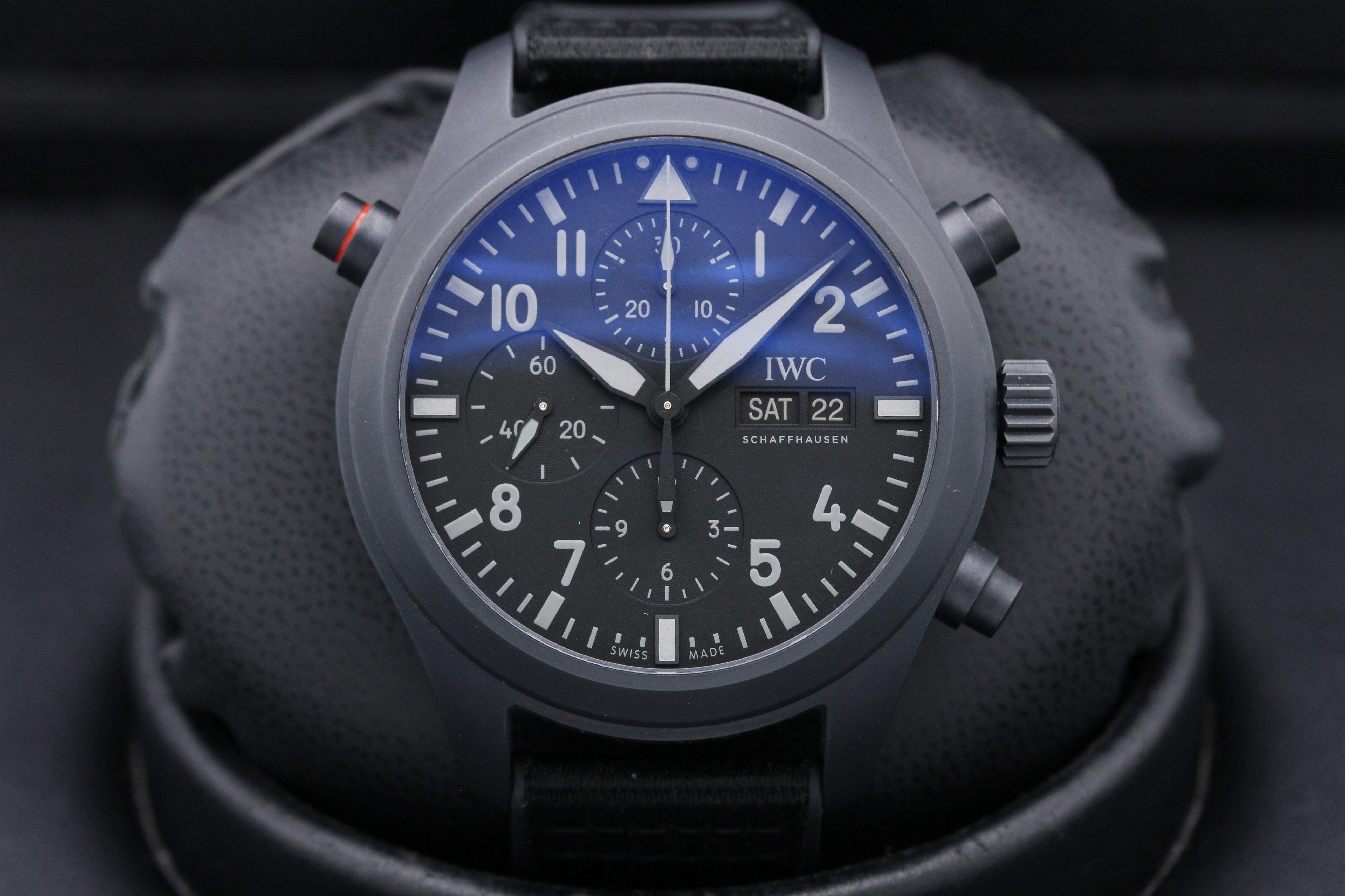 Iwc pilot double chronograph hot sale