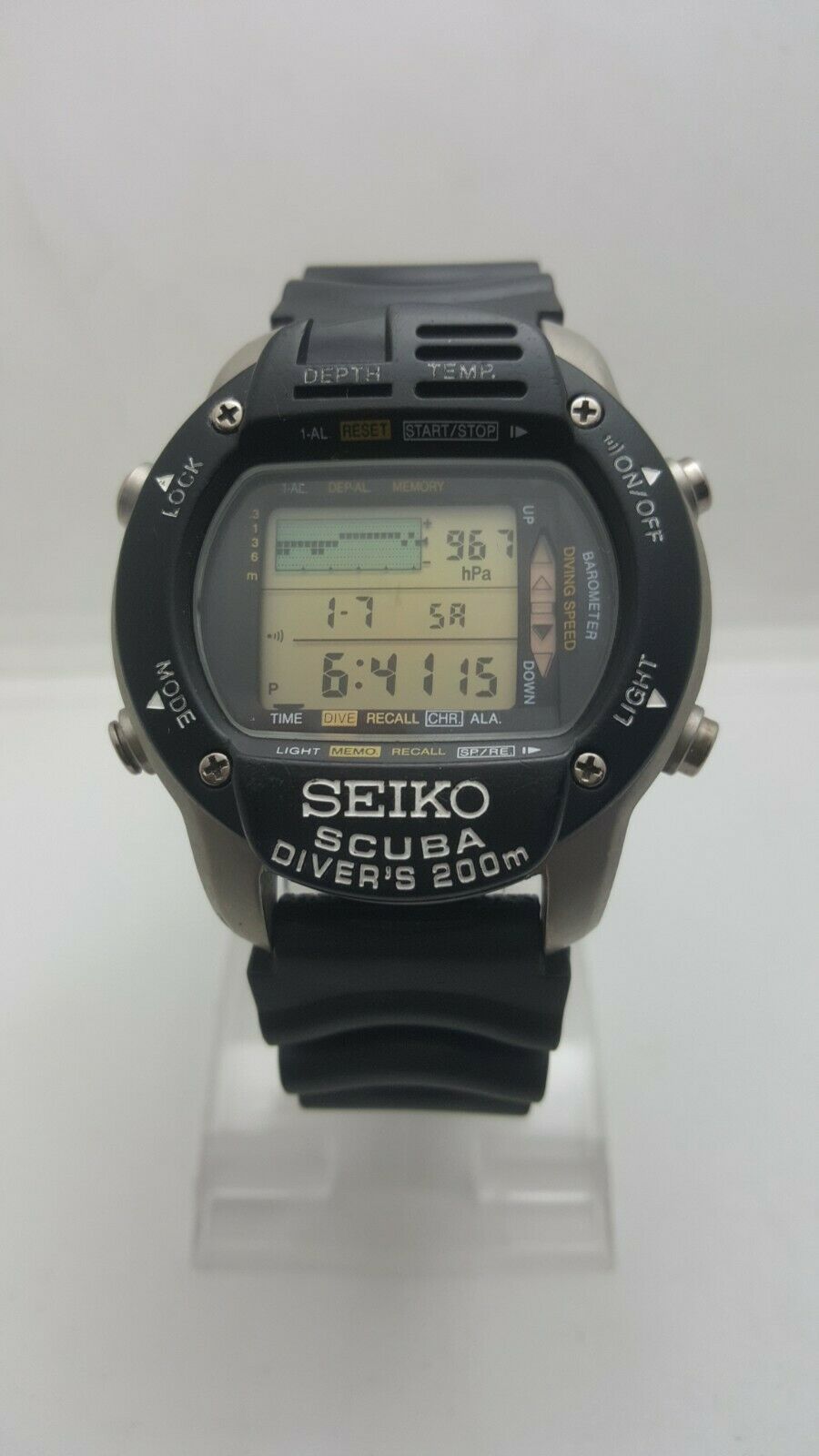 Seiko scuba diver hot sale 200m digital