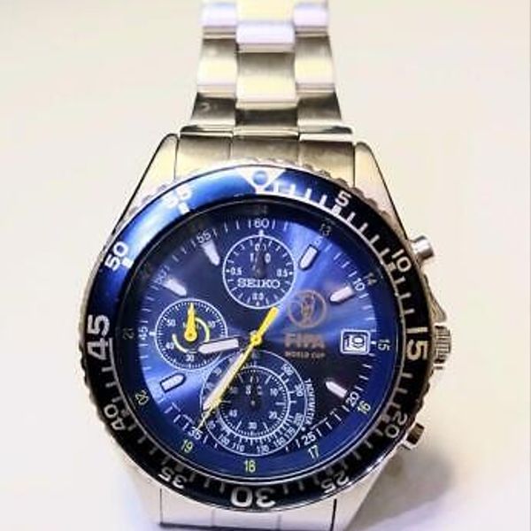 Seiko V657-0AA0 Limited Edition FIFA WC 2002 KOREA JAPAN Quartz 