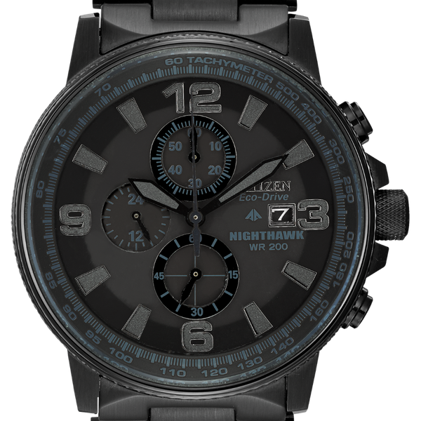Citizen EcoDrive CA029558E Nighthawk Black PVD Steel 42mm Solar Men's Watch WatchCharts