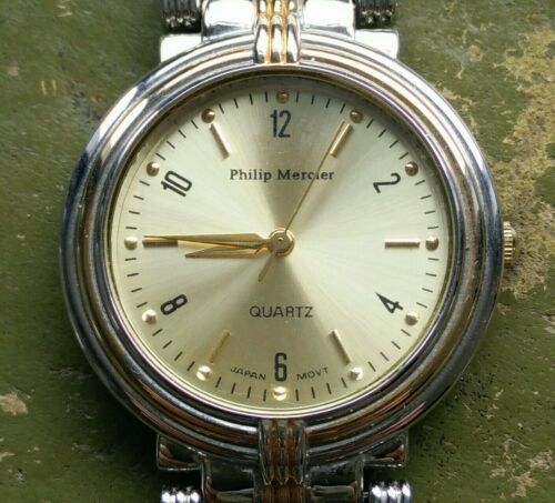 Medium size Philip Mercier Quartz Watch Shock Resistant