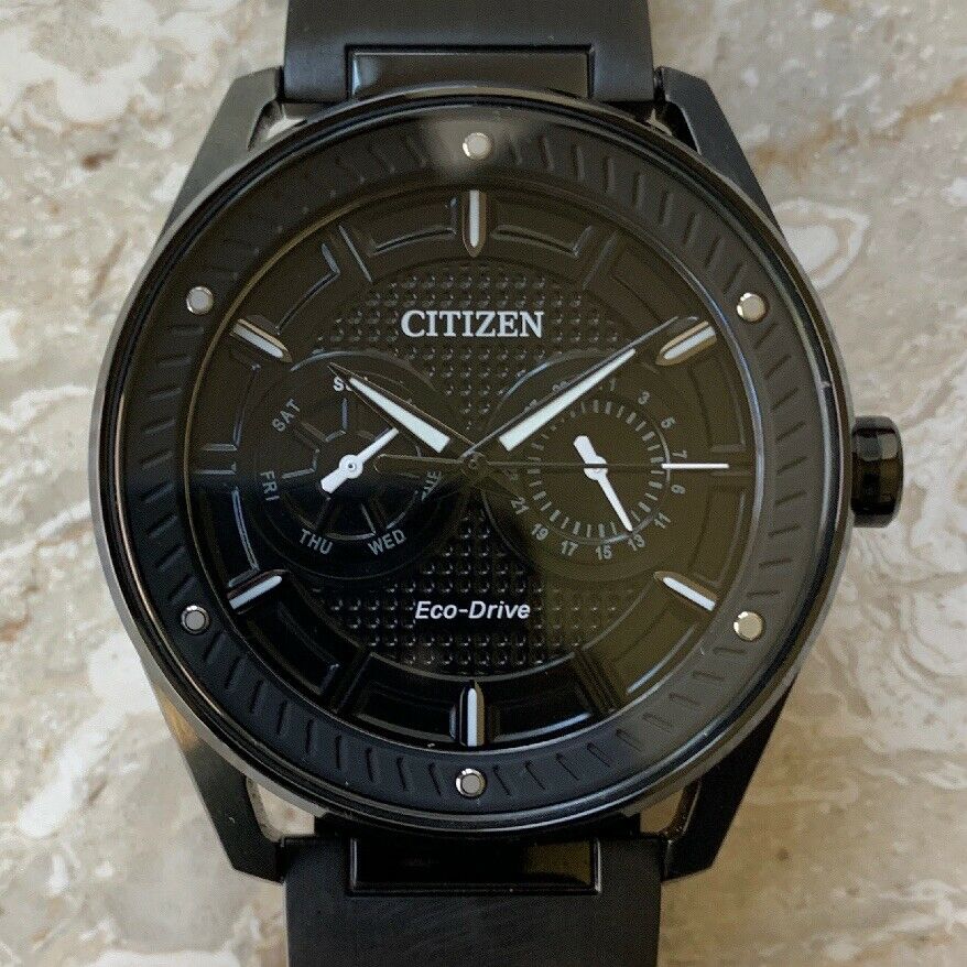 Citizen Eco-Drive Men's BU4025-59E CTO Watch Black Day Date Dial