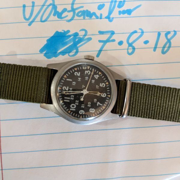 [WTS] Hamilton H3 Classic Mil field watch | WatchCharts