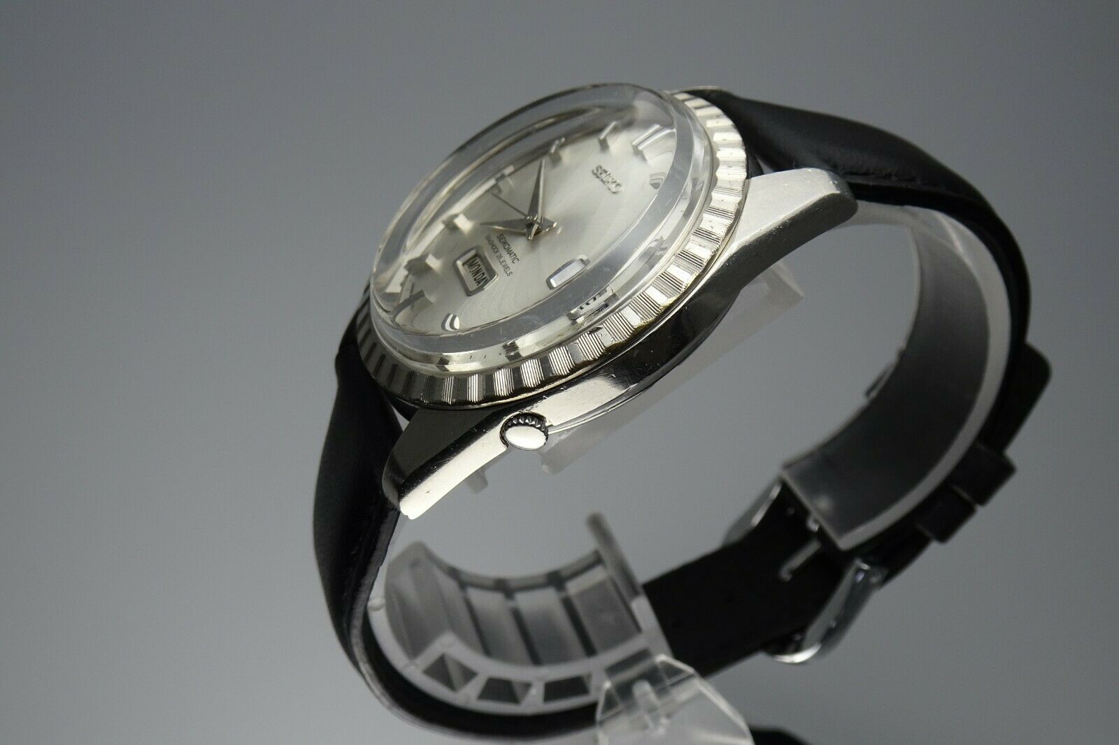 Vintage 1966 JAPAN SEIKO SEIKOMATIC WEEKDATER 6206-8160 26Jewels