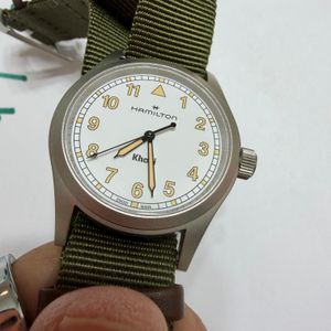Exc+5] Hamilton 9859A VINTAGE KHAKI SUB 330FT QUARTZ MINIMALISTIC