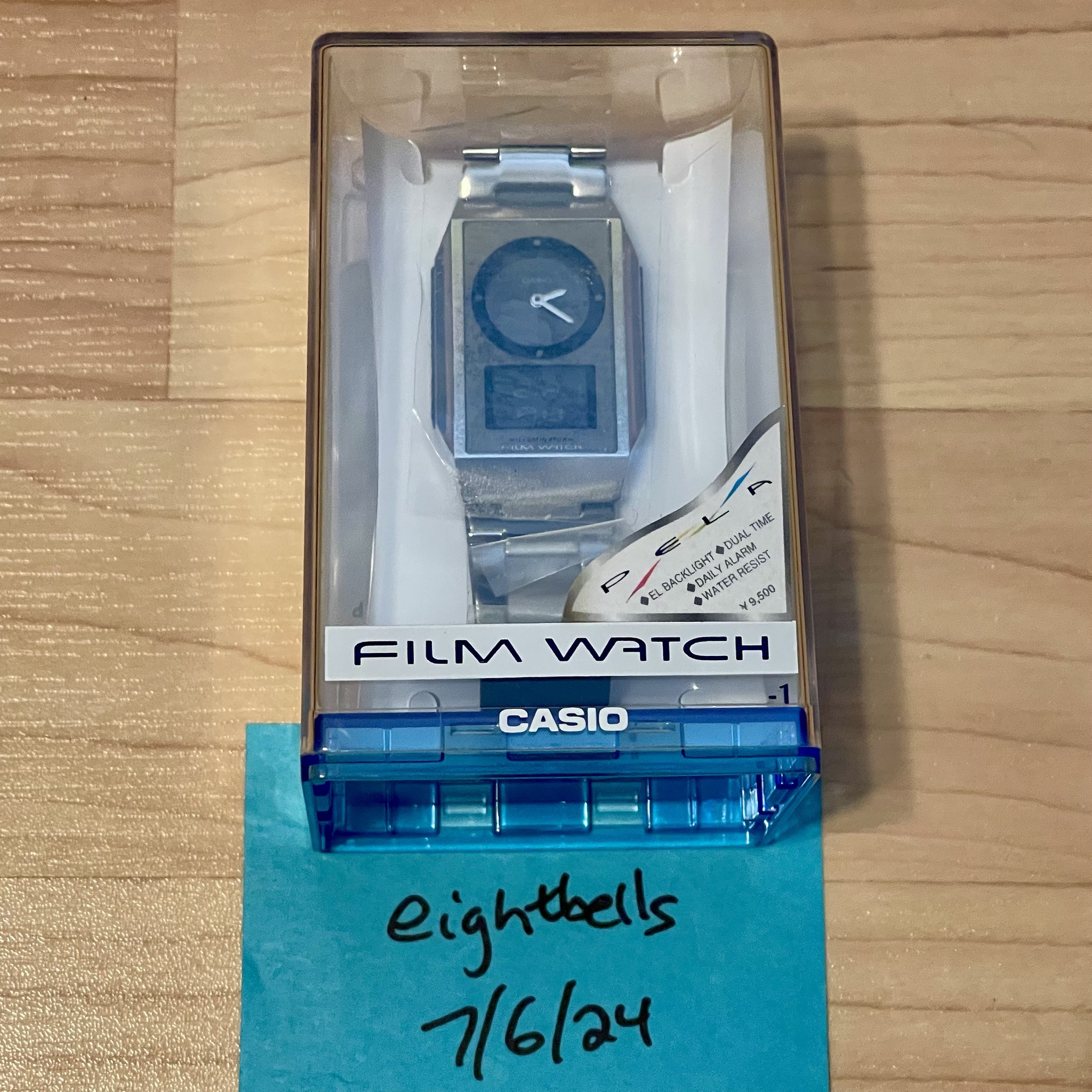 ⑦ CASIO PELA FILM WATCH FS-02D-7JR 稼動中 デジタルクォーツ カシオ 