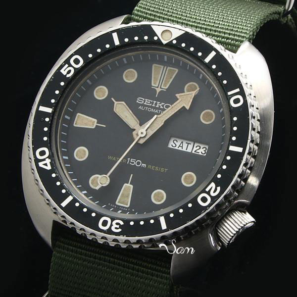 FS vintage seiko 6309 7040 best clean patina tropical dial and hands  original US699 | WatchCharts