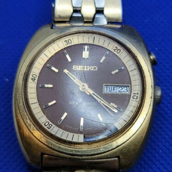 Vintage Seiko Bellmatic (4006-6037) Auto Alarm Men's Watch Running ...